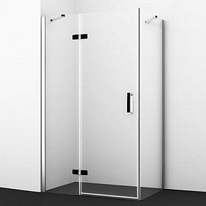 Душевой уголок WasserKraft Aller 10H06LBLACK MATT 120*80*200 L без поддона